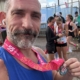 Christian from The Body Project finishing the City2Surf in 1:16:21 despite rainy conditions